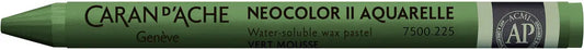 CARAN D'ACHE Wachsmalkreide Neocolor II 7500.225 moosgrün