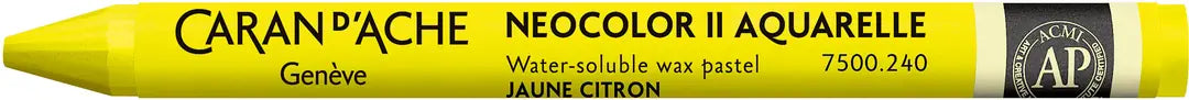 CARAN D'ACHE Wachsmalkreide Neocolor II 7500.240 zitronengelb