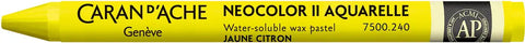 CARAN D'ACHE Wachsmalkreide Neocolor II 7500.240 zitronengelb