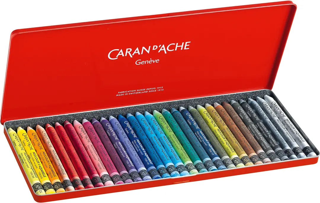 CARAN D'ACHE Wachspastelle Neocolor II 7500.330 30-farbig assortiert