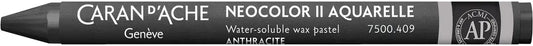 CARAN D'ACHE Wachsmalkreide Neocolor II 7500.409 anthrazit