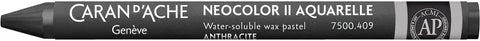 CARAN D'ACHE Wachsmalkreide Neocolor II 7500.409 anthrazit