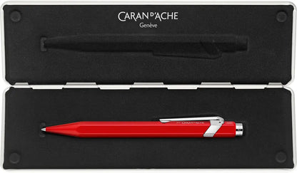 CARAN D'ACHE Roller 849 0.7mm 846.570 rot, mit Metalletui