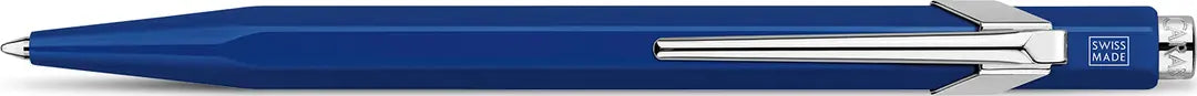 CARAN D'ACHE Kugelschreiber 849 Metall 849.160 blau, refill, Schrift blau