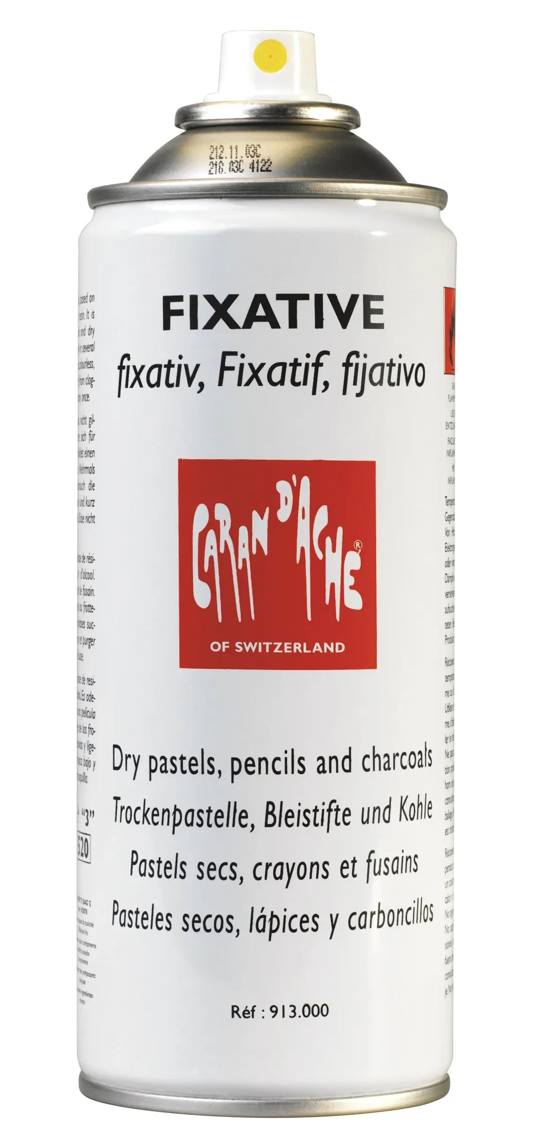 CARAN D'ACHE Farbstifte Fixativ pastel 913.000 400ml Kohle trocken