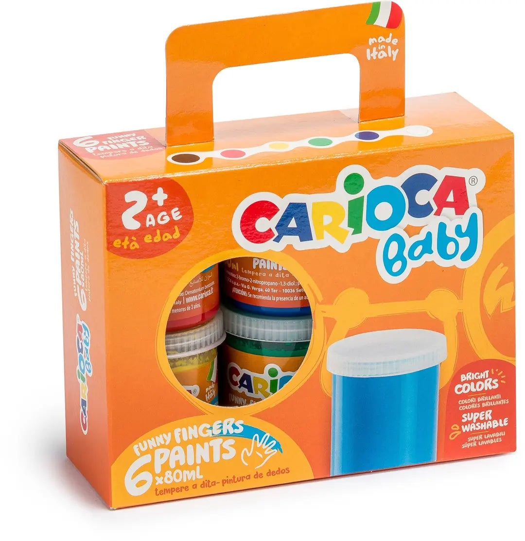 CARIOCA Fingermalfarben Baby E-6ass KO032 80ml