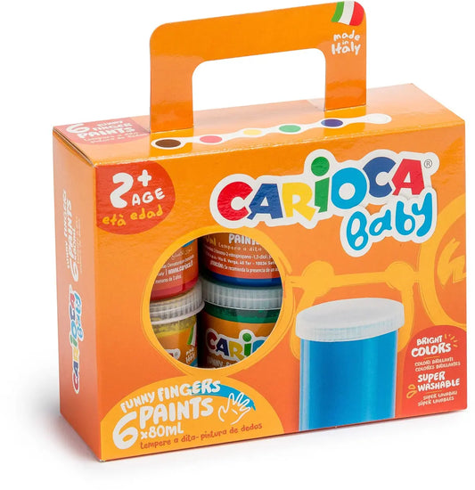 CARIOCA Fingermalfarben Baby E-6ass KO032 80ml