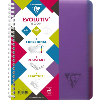 CLAIREFONTAINE LINICOLOR Heft A5+ 329755 5mm 90 Blatt
