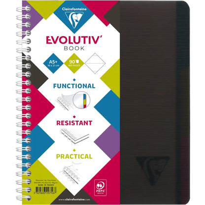 CLAIREFONTAINE LINICOLOR Heft A5+ 329756 L8+MC 90 Blatt