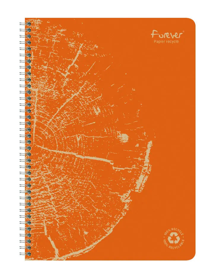 CLAIREFONTAINE Spiralheft FOREVER A4 68406C liniert, assortiert 60 Blatt