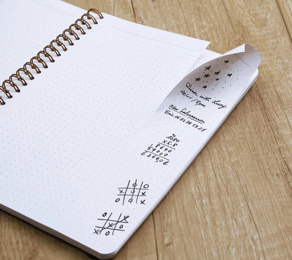 CLAIREFONTAINE AGE BAG MY.NOTES A4 783431C Spiralbuch dot schwarz 60 Bl