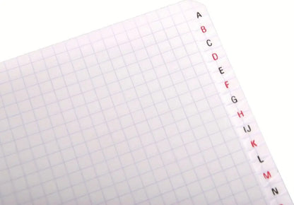 CLAIREFONTAINE Spiralheft ass. 9,5x14cm 8509 5mm, A-Z 90 Blatt