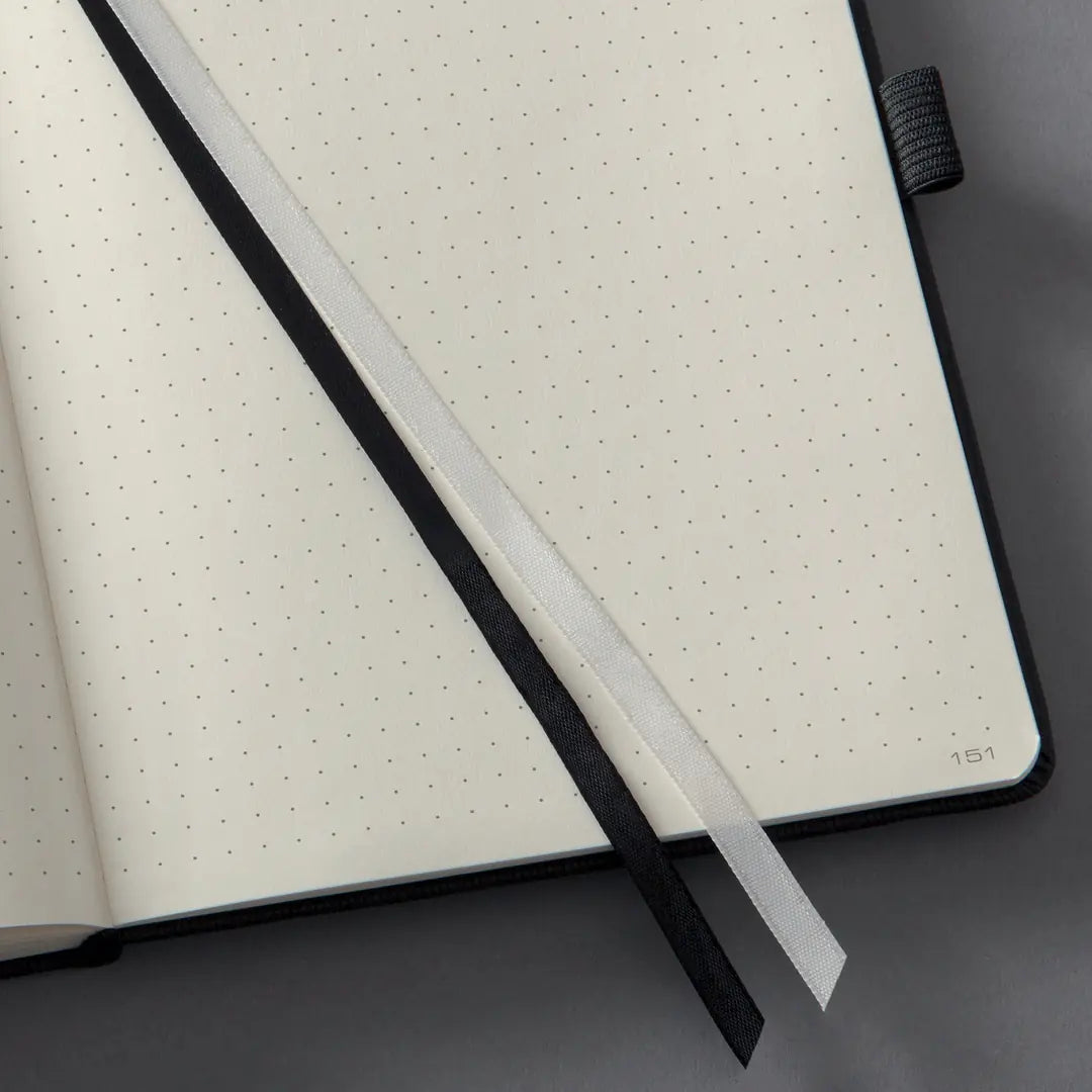 CONCEPTUM Notizbuch HC A5 CO109 black, Dot-Lineatur, 194 S.