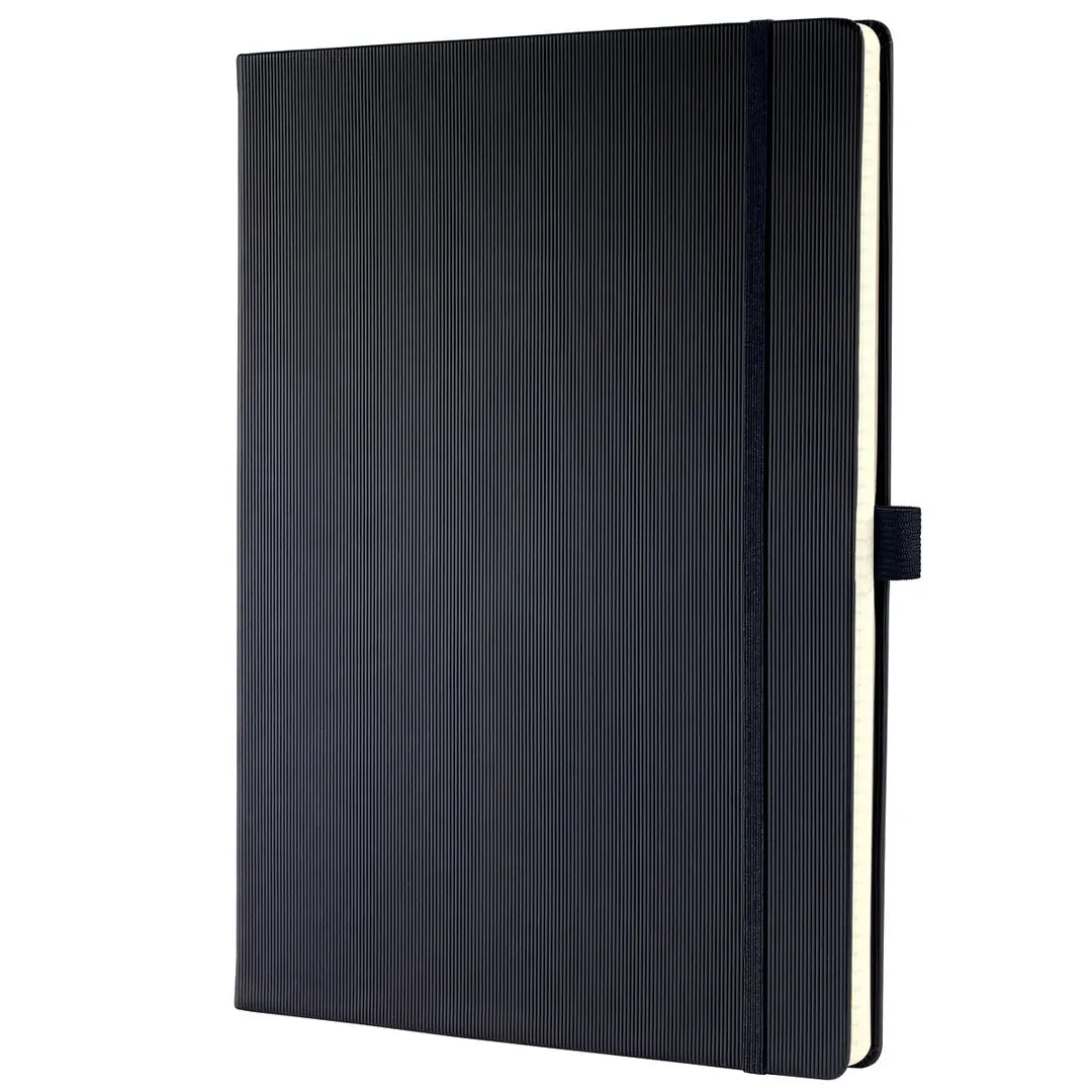 CONCEPTUM Notizbuch 213x295x20mm CO111 5mm, kariert schwarz