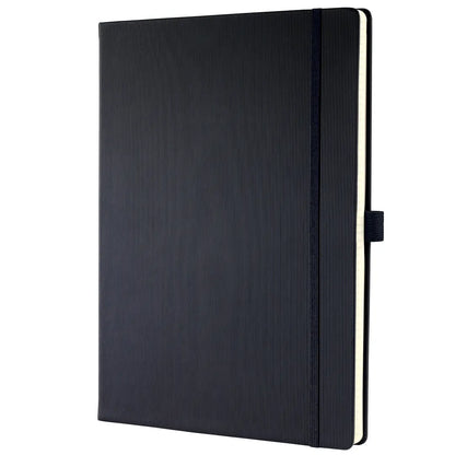 CONCEPTUM Notizbuch 213x295x20mm CO111 5mm, kariert schwarz