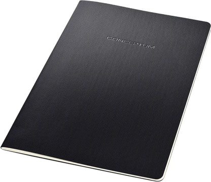 CONCEPTUM Notizheft Softc. A4 CO861 Softw-Oberfläche,black,lin,