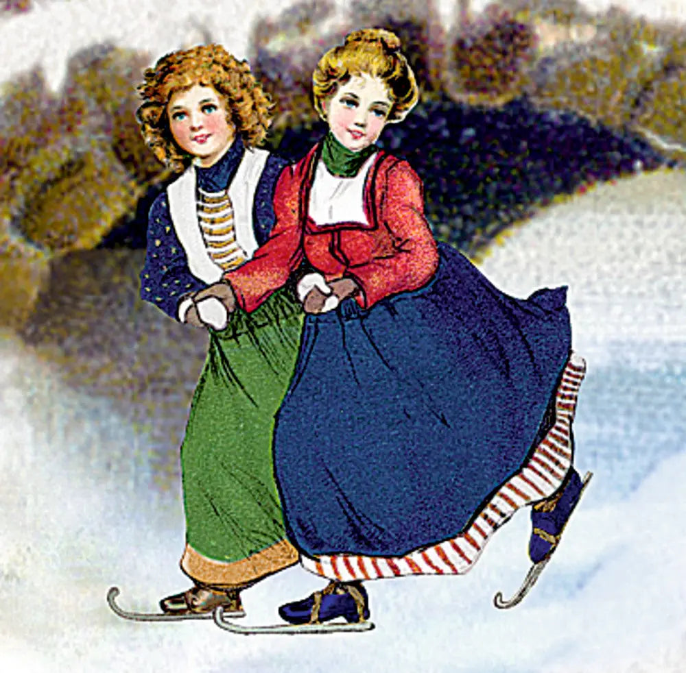 COPPENRATH Adventskalender 38x60cm 71890 Eisenbahn Tanne