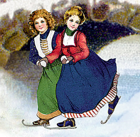 COPPENRATH Adventskalender 38x60cm 71890 Eisenbahn Tanne