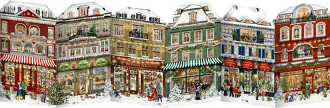 COPPENRATH Aufstell-Adventskalender 72505 Weihnachtslädchen-Leporello