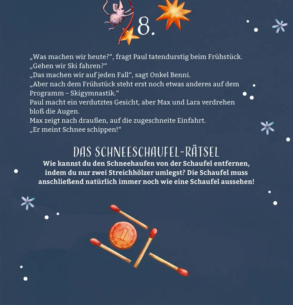 COPPENRATH Zettel Adventskalender 95262 Aufregende Winterferien in de