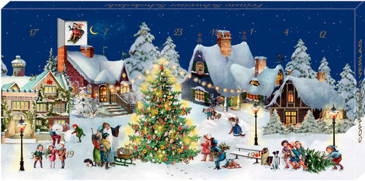 COPPENRATH Adventskalender Schokolade 95317 Weihnachtsdorf