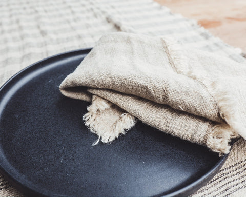 mumix - Linen Napkins 2-Pack, 40x40 cm Natural - Timeless Table Elegance ✨🌿