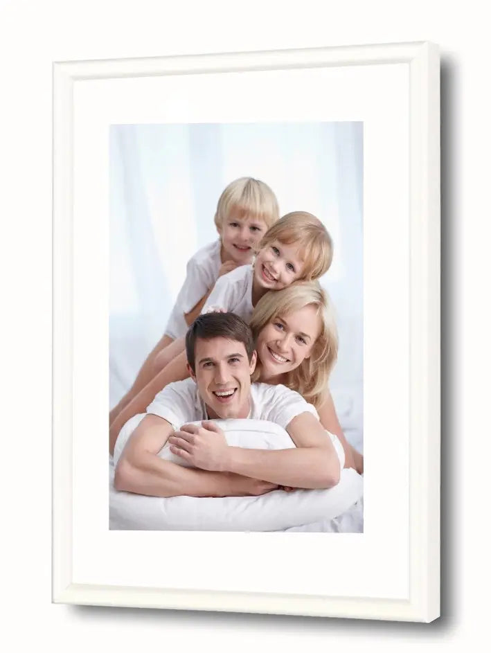 DEBEX Wechselrahmen 60x80cm 725001600800 Kunstglas, weiss