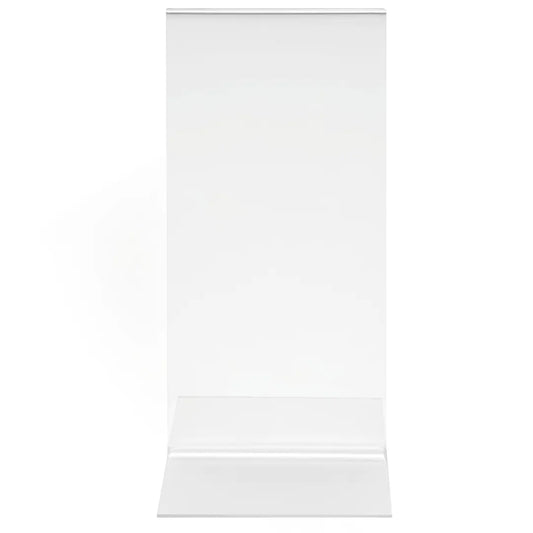 DEFLECTO Tischaufsteller Acryl DIN lang 43110 gerade, hoch