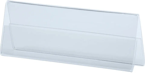 DEFLECTO Tischnamenschilder 48601 transparent A4
