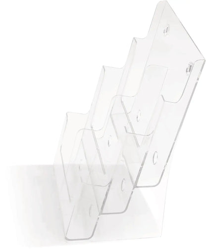 DEFLECTO Prospekthalter 245x325mm 77401 transparent lang hoch
