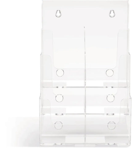 DEFLECTO Prospekthalter 245x325mm 77401 transparent lang hoch