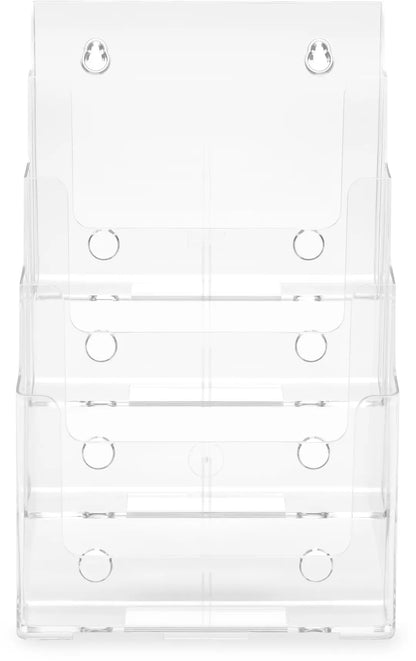DEFLECTO Prospekthalter Docuholder A4 77441 hoch, 4 Fächer