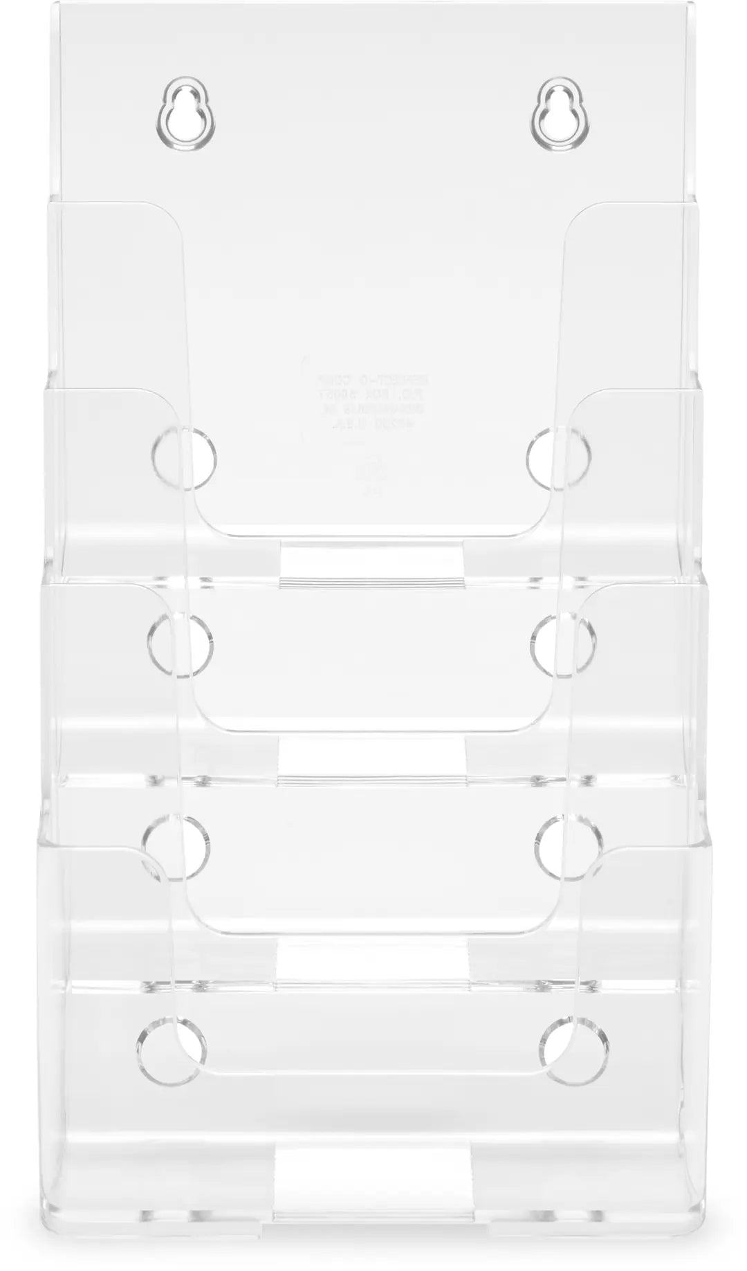 DEFLECTO Prospekthalter Docuholder A5 77901 hoch, 4 Fächer