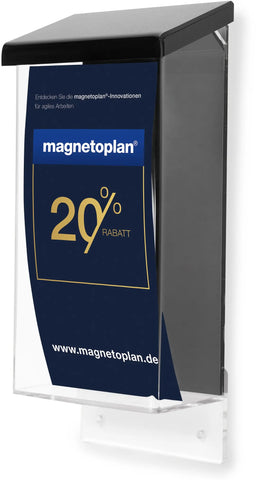 DEFLECTO Prospektbox 1/3 A4 790701 für Aussenbereich