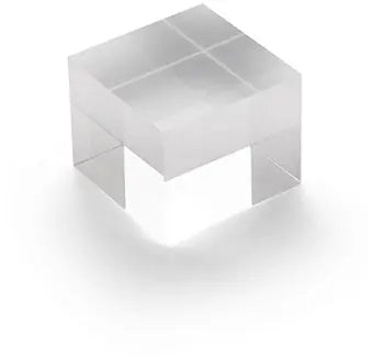 DEFLECTO Acrylblock 50x40mm AB140 transparent poliert