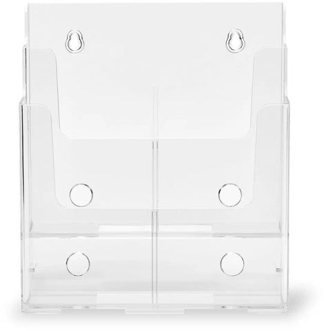 DEFLECTO Prospekthalter Classic A4 LHPA421 transparent 2 Fächer