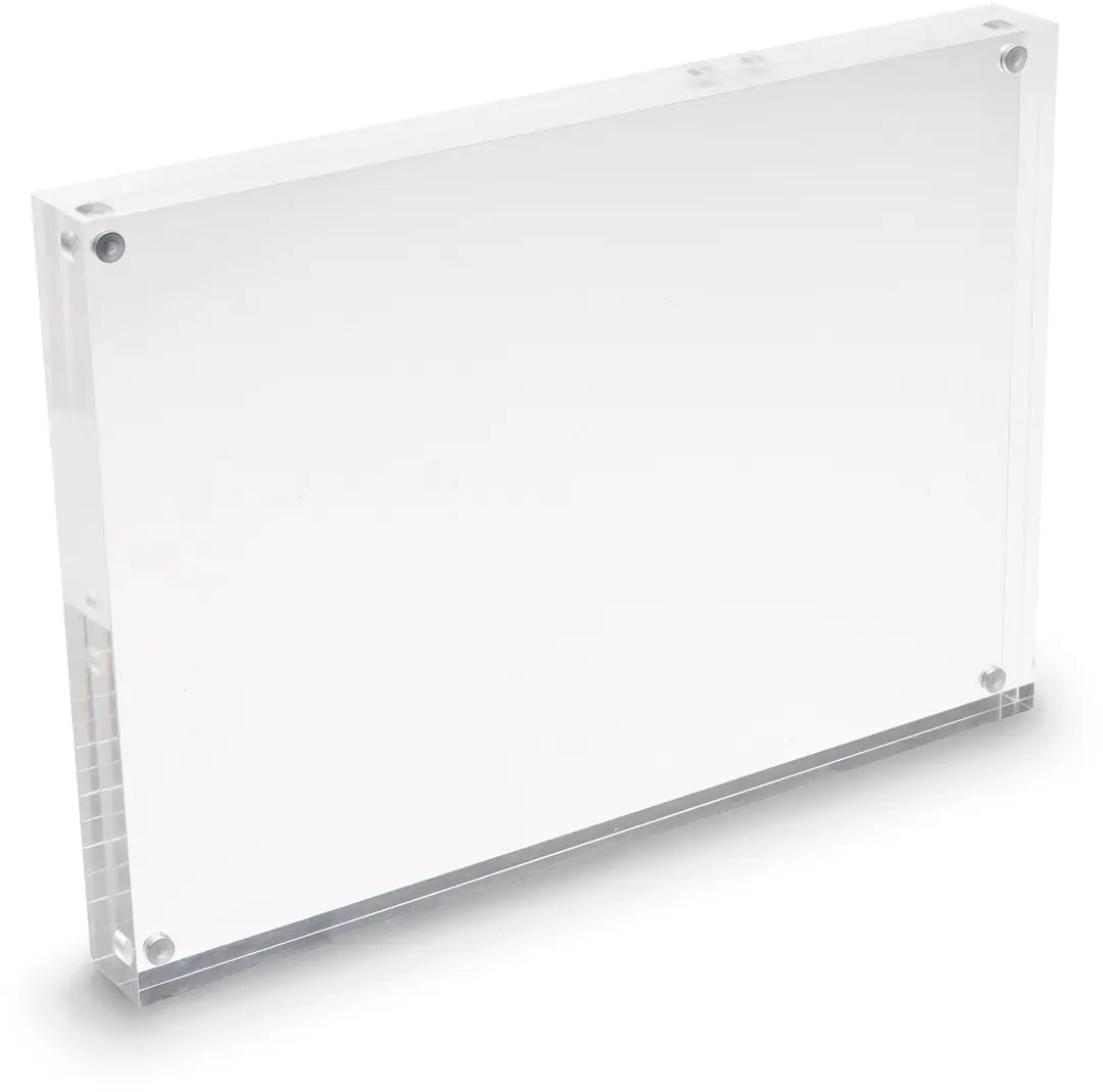DEFLECTO Magnet. Acrylblock A4 MCHA41130 transparent 2x15mm