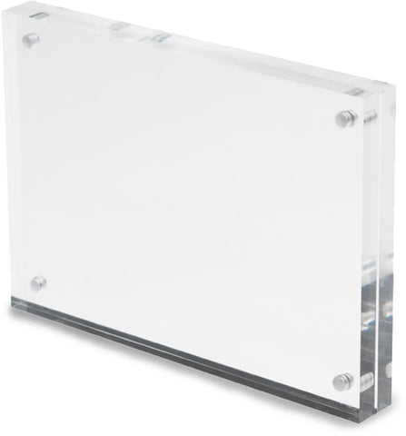 DEFLECTO Magnet. Acrylblock A6 MCHA611 transparent 2x7.5mm