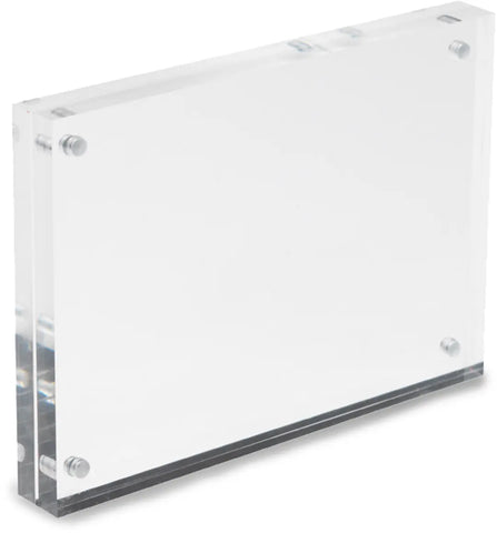 DEFLECTO Magnet. Acrylblock A6 MCHA611 transparent 2x7.5mm