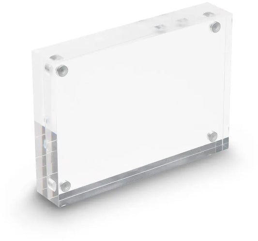 DEFLECTO Magnet. Acrylblock A6 MCHA61130 transparent 2x15mm