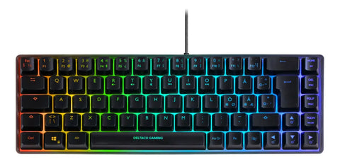 DELTACO TKL Gaming Keyboard membrane GAM-158-CH RGB CH-Layout