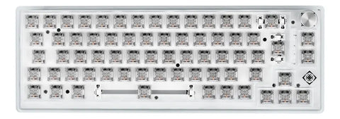 DELTACO TKL Gaming Keyboard mech GAM-160-T-CH transparent RGB CH-Layout
