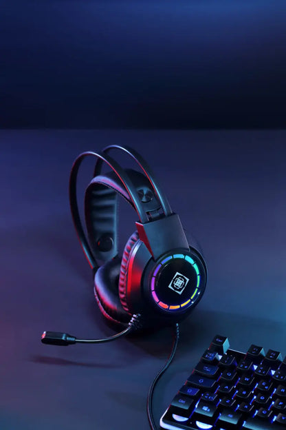 DELTACO Gaming Headset USB,Wired GAM-168