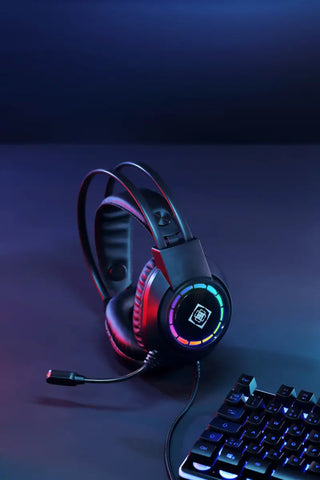 DELTACO Gaming Headset USB,Wired GAM-168