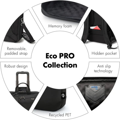 DICOTA Laptop Bag Eco Multi COMPACT D30143-RPET 14-15.6 inch Black