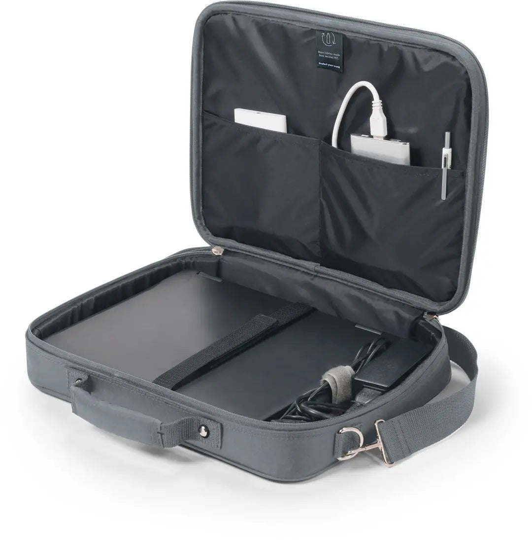 DICOTA Laptop Bag Eco Multi BASE D30918-RPET 14-15.3 inch Grey