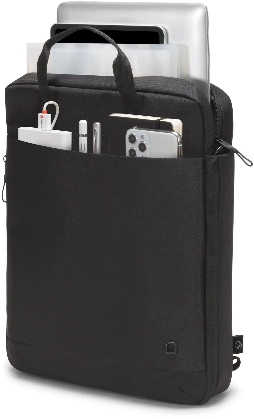 DICOTA Eco Tote Bag MOTION Black D31877-RPET for Universal 13 -15.6 inch