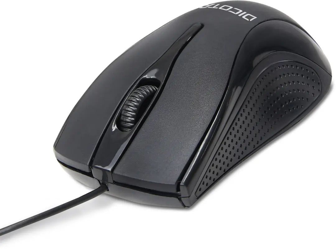 DICOTA Wired Mouse D32011 Black