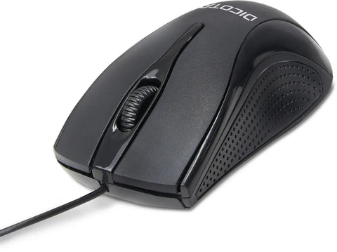 DICOTA Wired Mouse D32011 Black