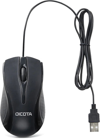 DICOTA Wired Mouse D32011 Black